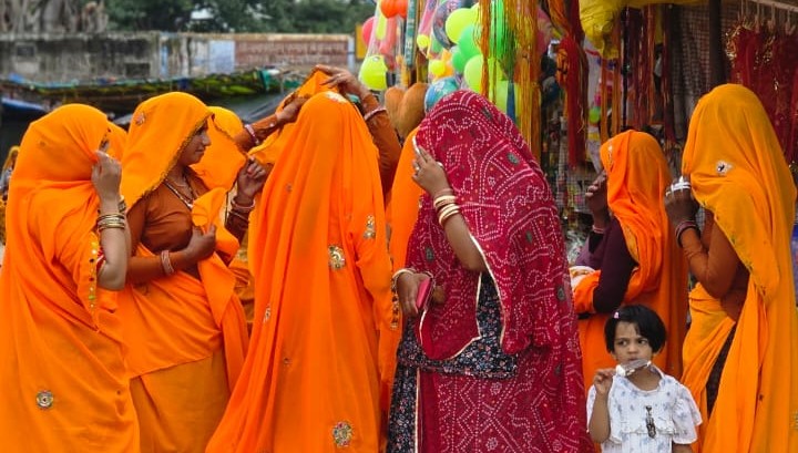 Paysage indien diversifié symbolisant les saisons